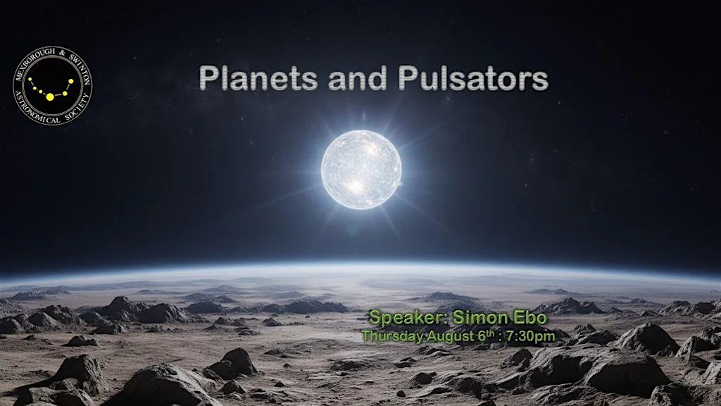 Planets and Pulsators at Mexborough Church Hall