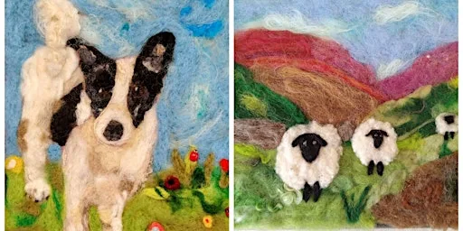 Felted Landscapes or Animal Portraits Class (deposit) at Leyland Studio