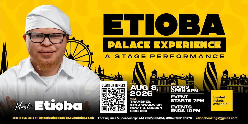 Etioba Palace Experience at Tramshed
