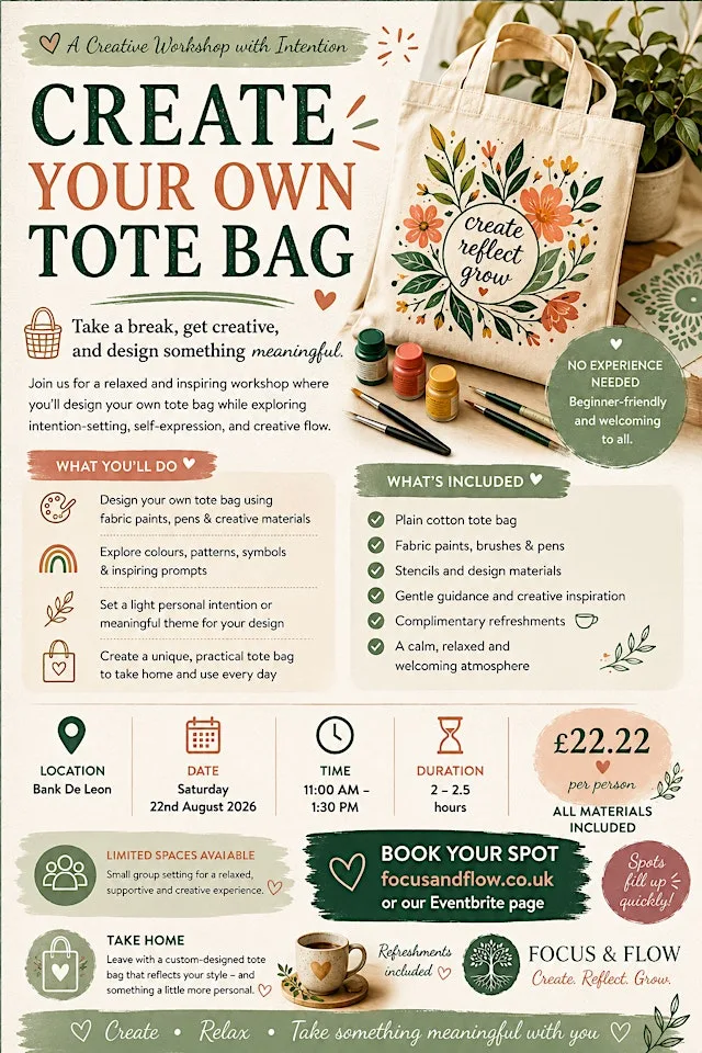 Create your own Tote Bag at C0-LAB -2nd floor of Bank