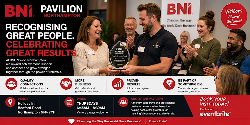 BNI PAVILION - NORTHAMPTON at Holiday Inn Northampton, an IHG Hotel