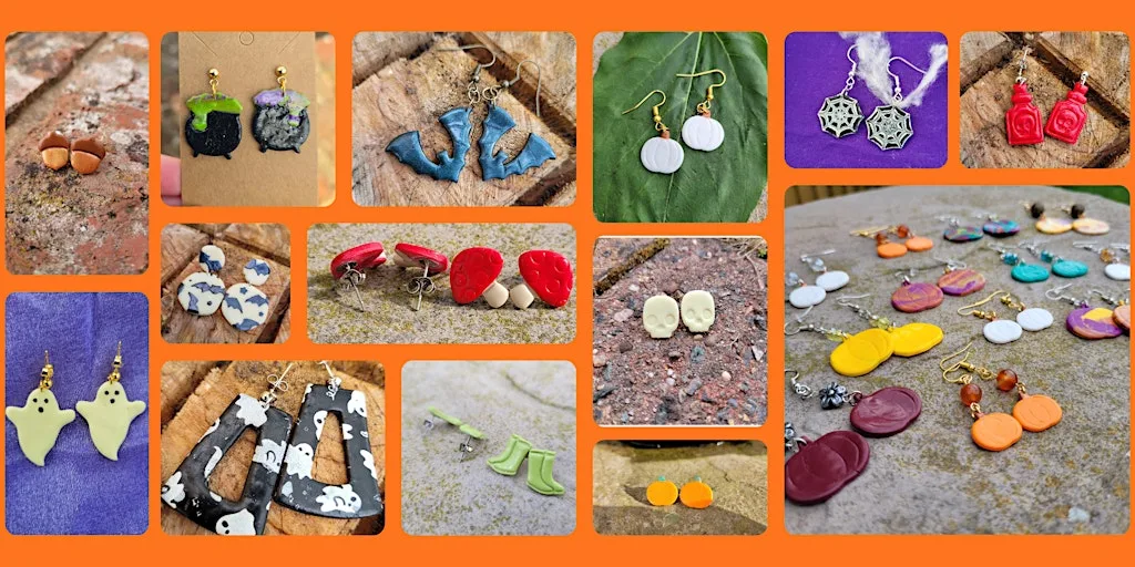 Autumn & Halloween Earring Making Workshop at The Artery Studios CIC