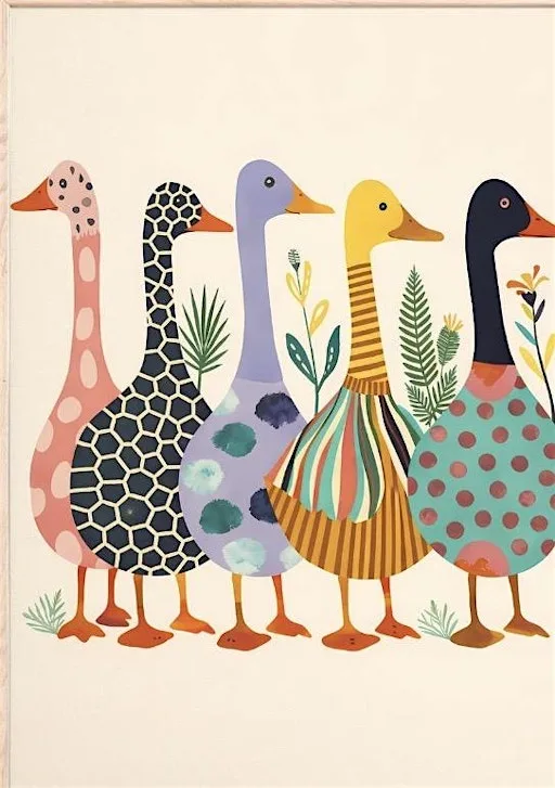 Unwind at Woodland Park "Ducks and Geese"