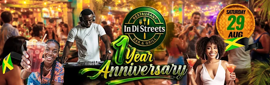 In Di Streets Restaurant Bar & Grill (Anniversary) at The Goat & Boot