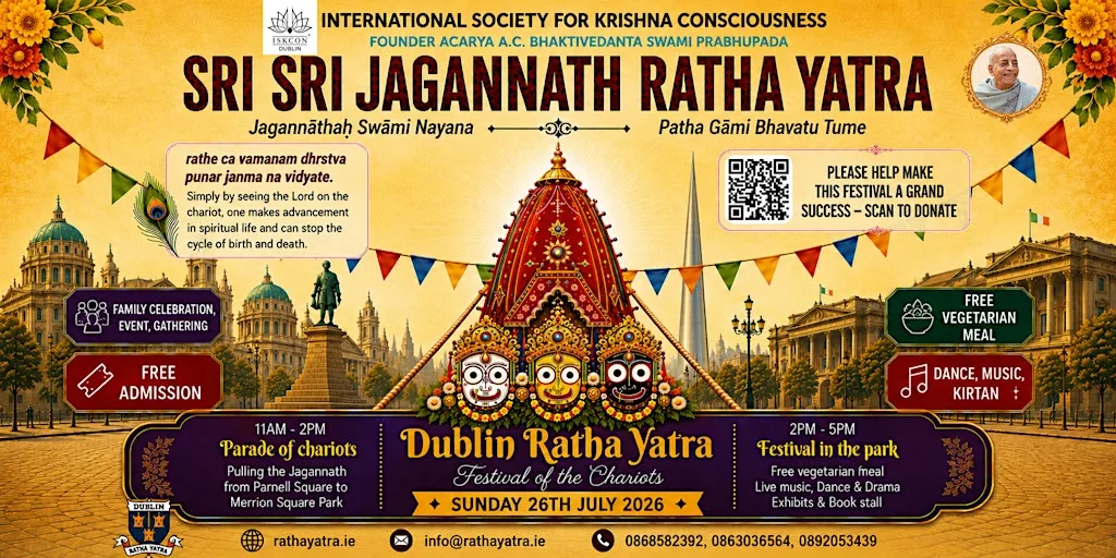 Dublin Ratha Yatra 2026: Festival of the Chariots