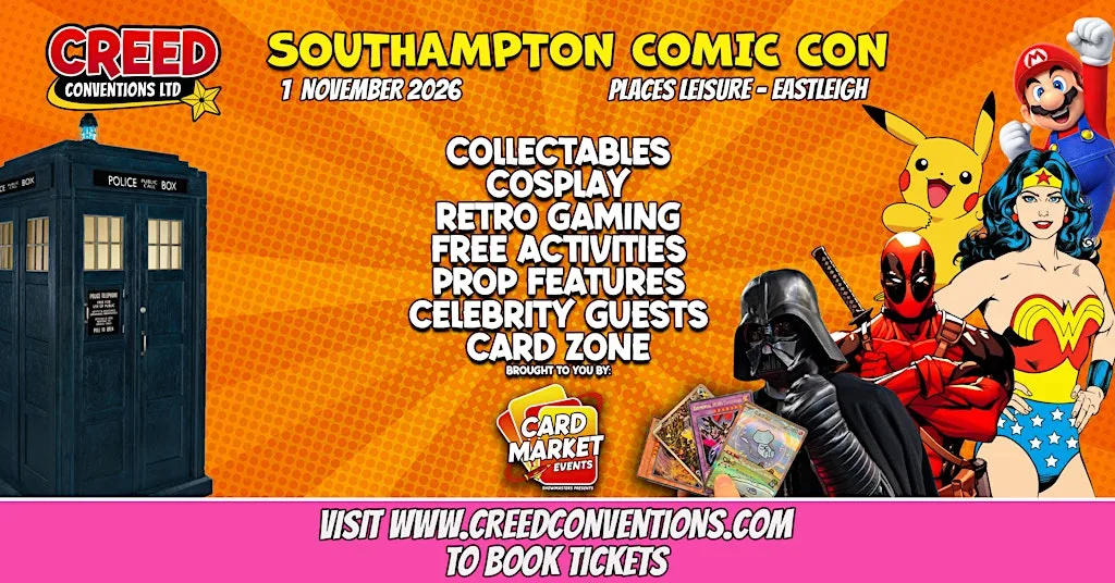 Southampton Creed Comic Con - November 2026 at Places Leisure Eastleigh