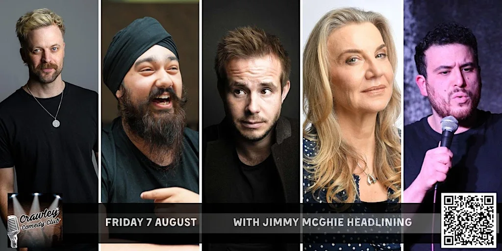CRAWLEY COMEDY CLUB with JIMMY MCGHIE & THOMAS GREEN! at Crawley Rugby Football Club