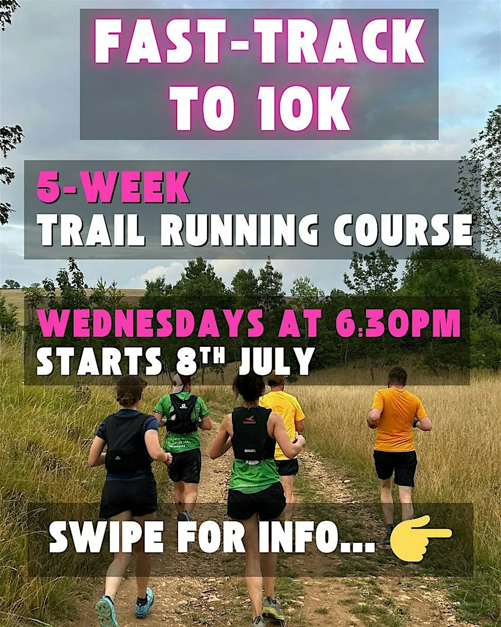 Fast-Track to 10K: 5-week trail running course at Cheltenham Racecourse