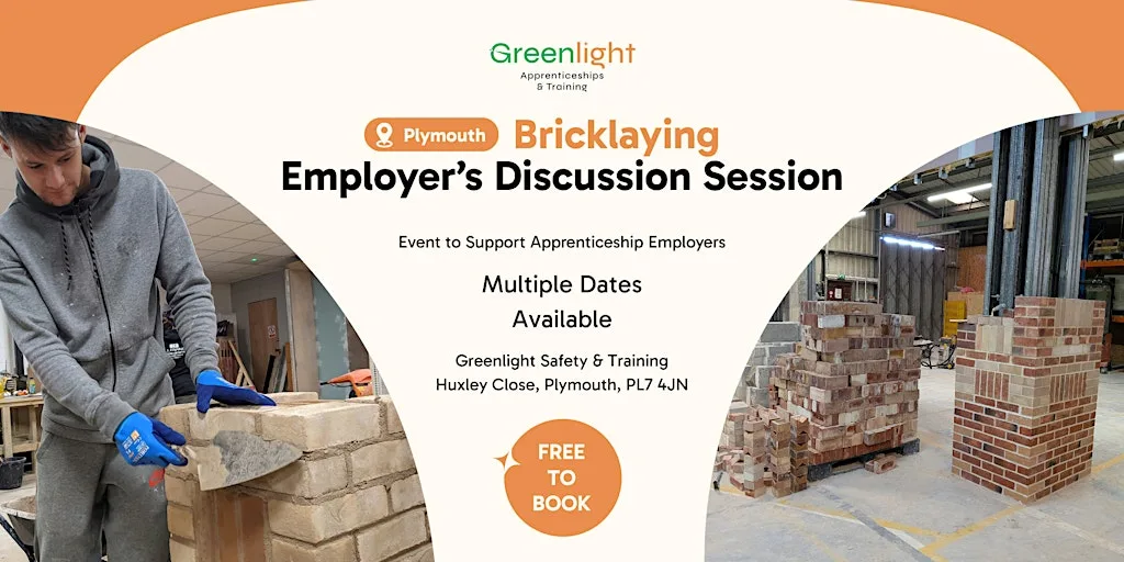 Greenlight Bricklaying Employer's Drop In Sessions (Plymouth) at Greenlight Safety And Training (Apprenticeship Centre)