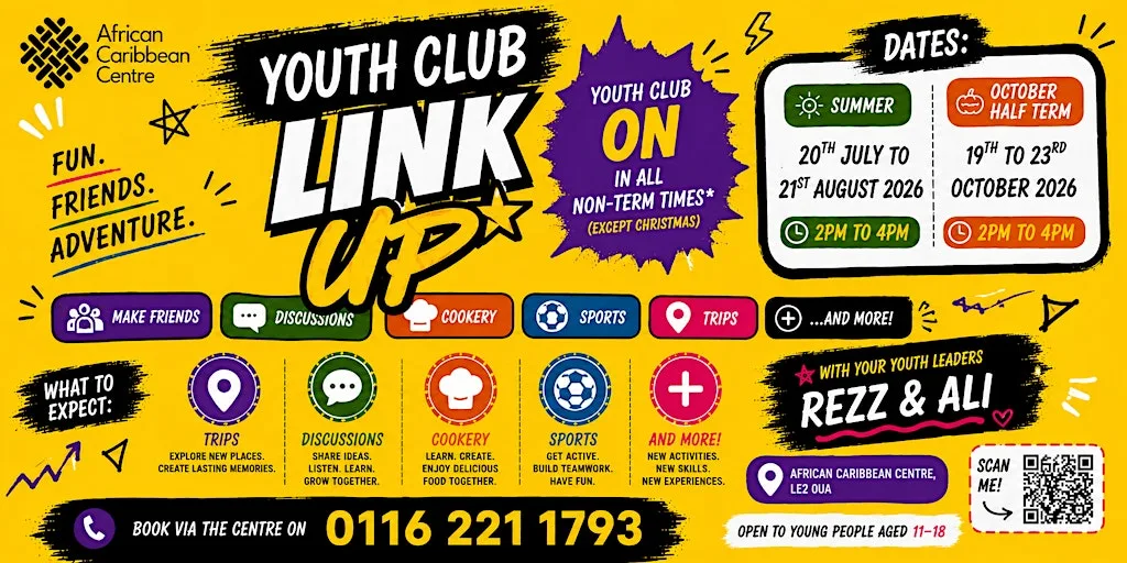 Link Up Youth Club at African Caribbean Centre - Leicester