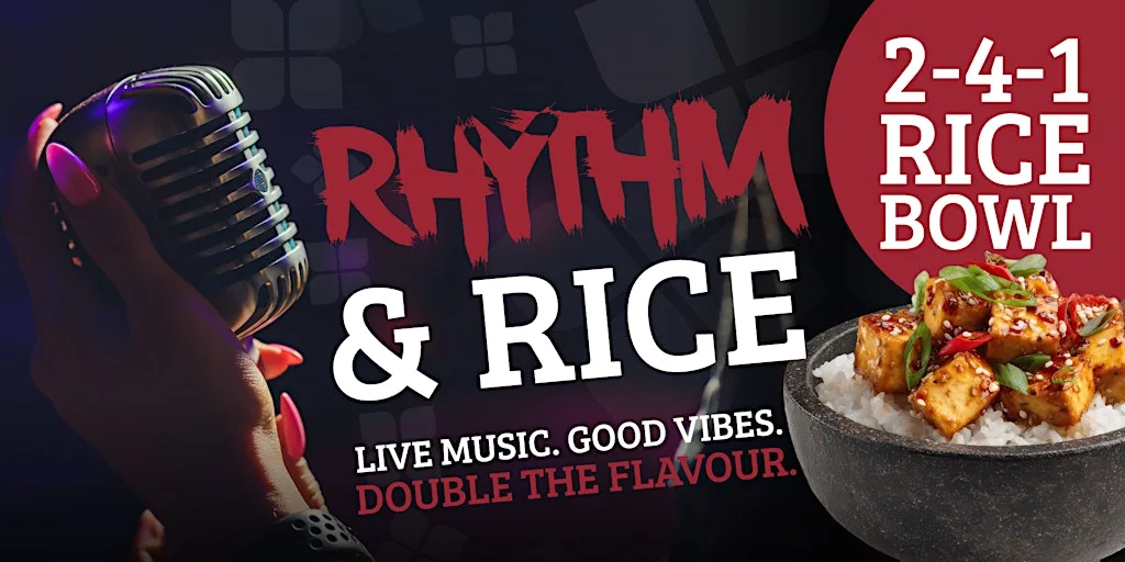Rhythm & Rice - Rice & Noodle bowls and music from Harriet at Hilton Garden Inn Abingdon Oxford