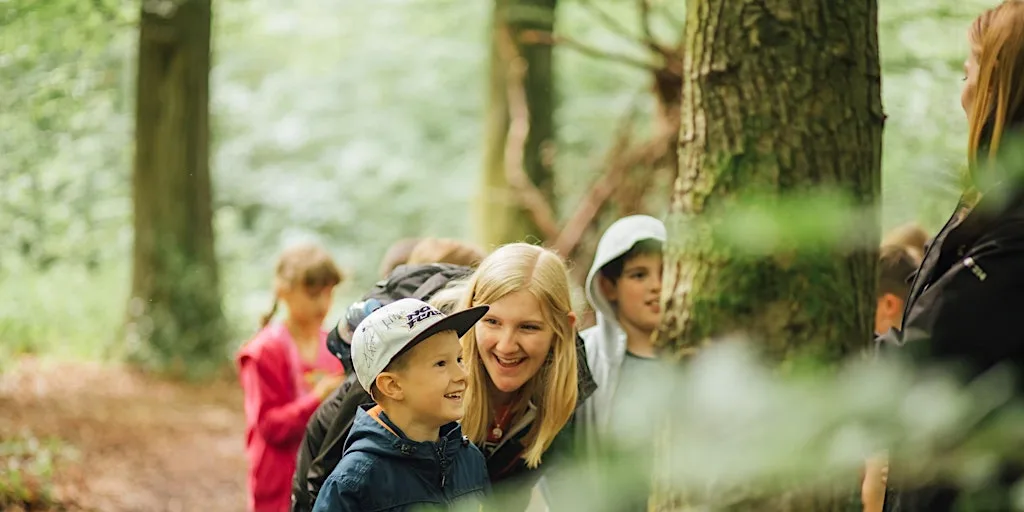 Langdon family forest fun