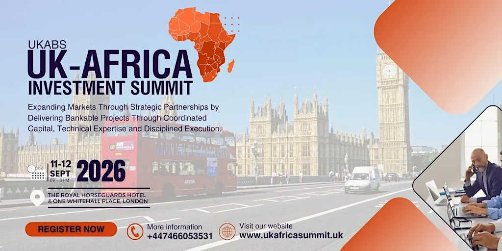 16th UK–Africa Investment Summit 2026 at The Royal Horseguards Hotel & One Whitehall Place, London