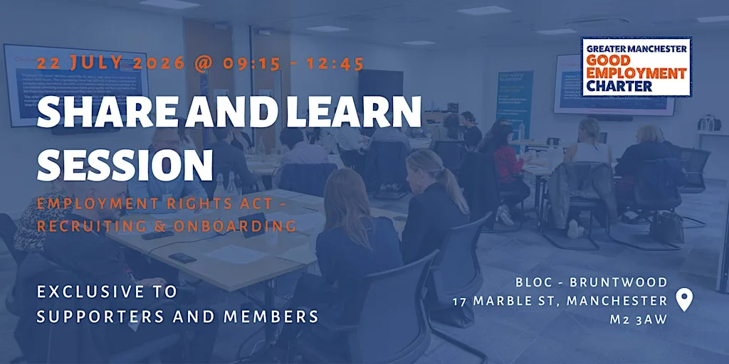 Share and Learn - ERA 2025 Session - Recruitment & Onboarding at Bloc Room 1+2 - Bruntwood SciTech