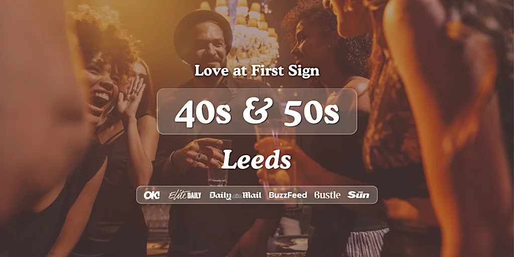 40s & 50s Singles Night at Bootlegger Leeds | Love at First Sign at The Bootlegger Leeds