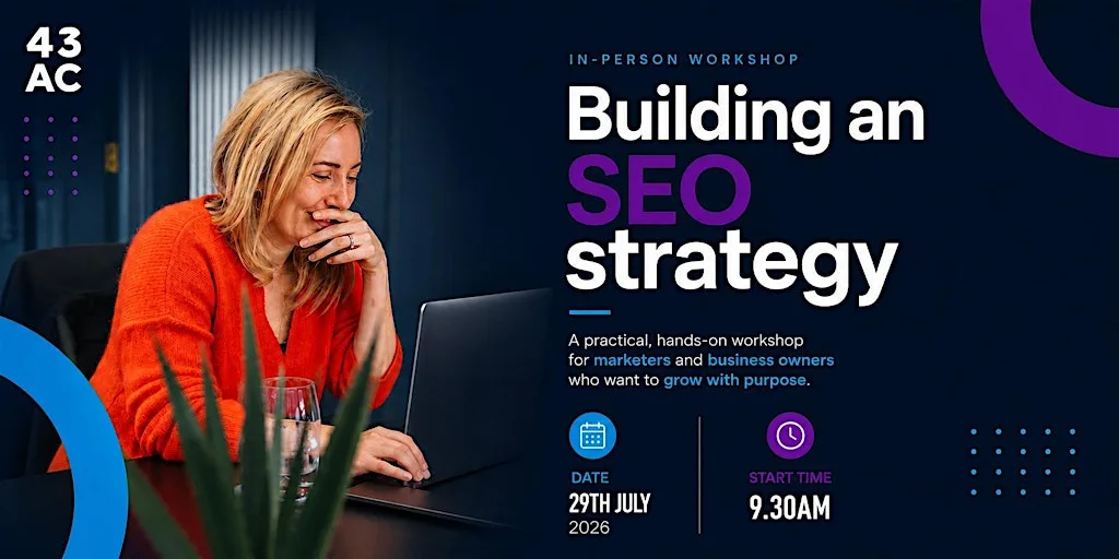 Building and SEO Strategy - In person workshop at Bishop Lane