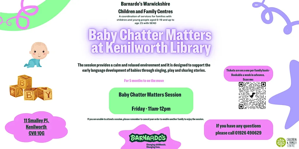NEW Baby Chatter Matters - Kenilworth Library at Kenilworth Library & Information Centre