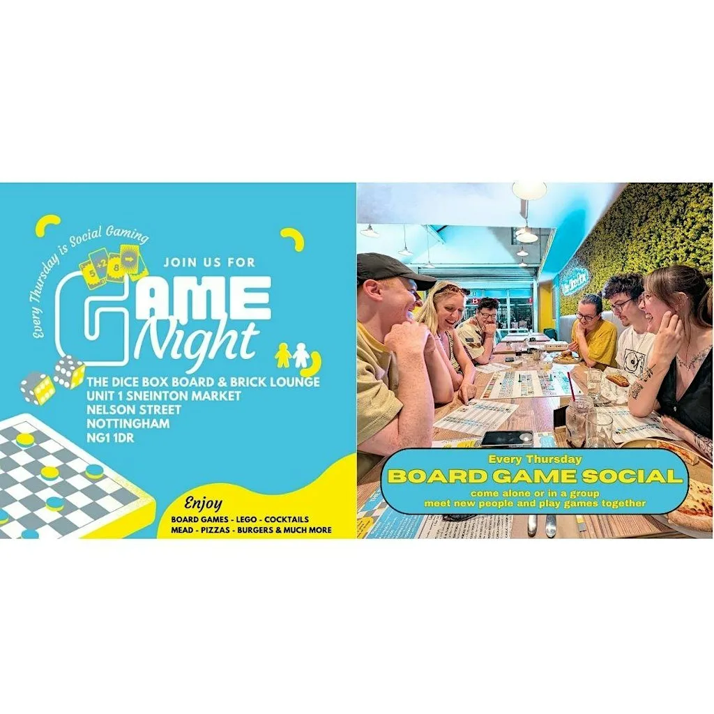 SOCIAL BOARD GAMING THURSDAYS
