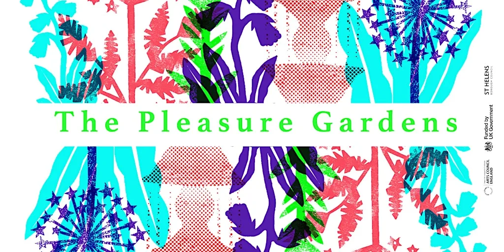 The Pleasure Gardens - Printmaking at Thatto Heath Library