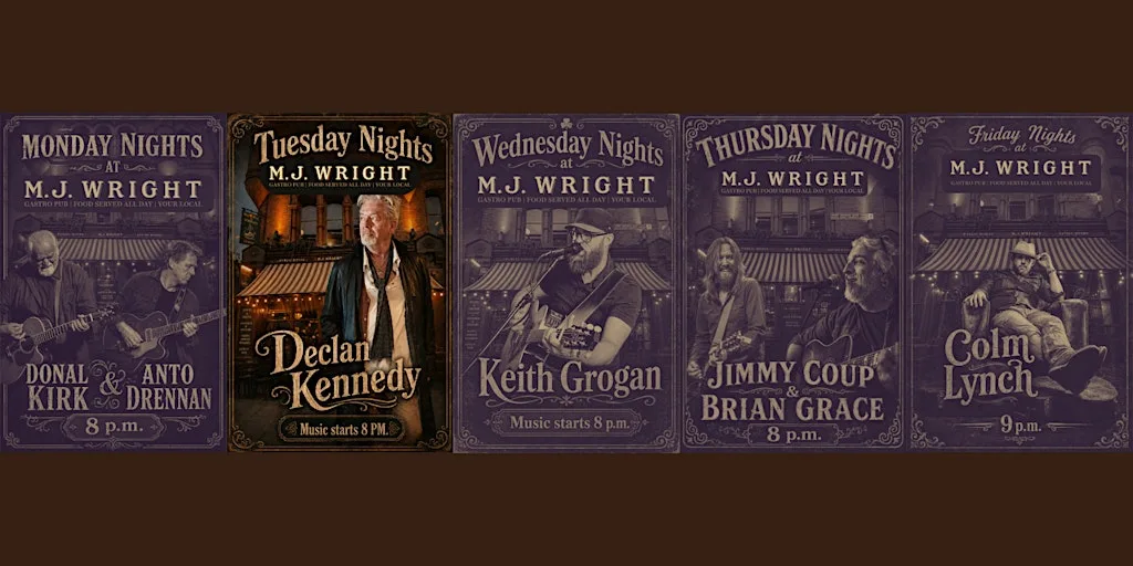 Live Music at M.J. Wright - Declan Kennedy! at M.J. Wright