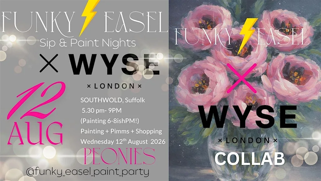 Funky Easel Sip & Paint Party at Wyse Southwold at Wyse London,