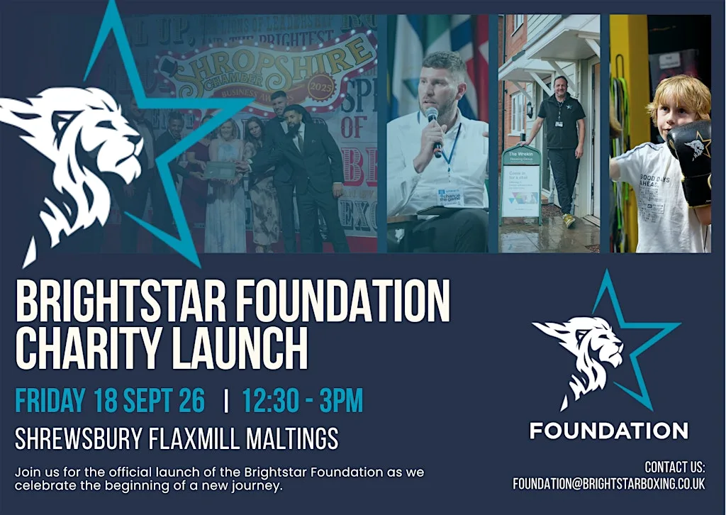 Brightstar Foundation - Charity Launch at Shrewsbury Flaxmill Maltings