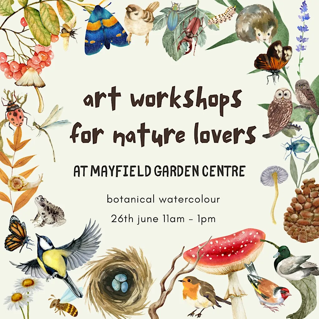 Art Workshops for Nature Lovers: Botanical Printmaking at Mayfield Garden Centre and Cafe - Solent Mind