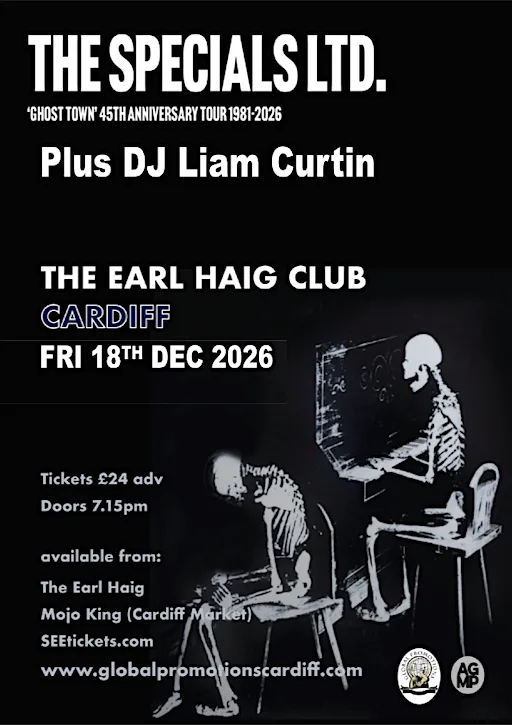 THE SPECIALS LTD.+ DJ .Liam Curtin at The Earl Haig Club