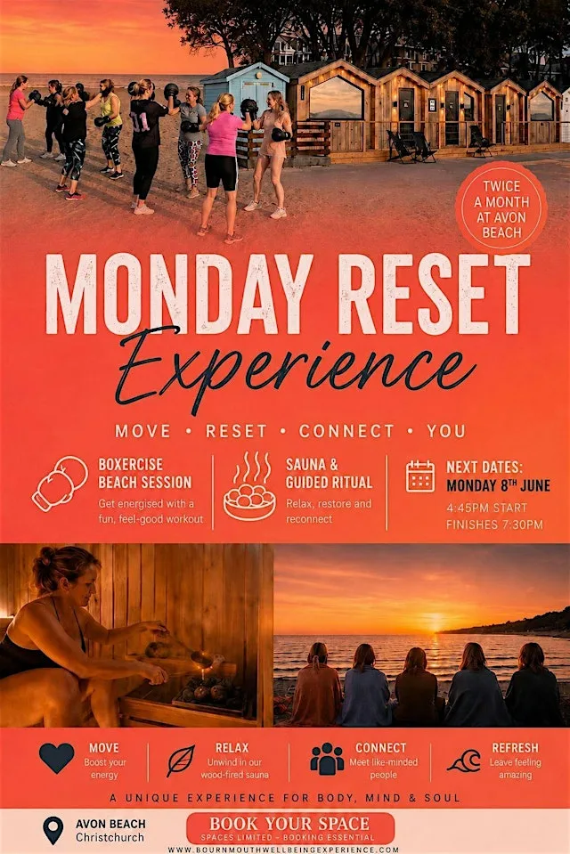 The Monday Reset Experience at Avon Beach at Avon Beach