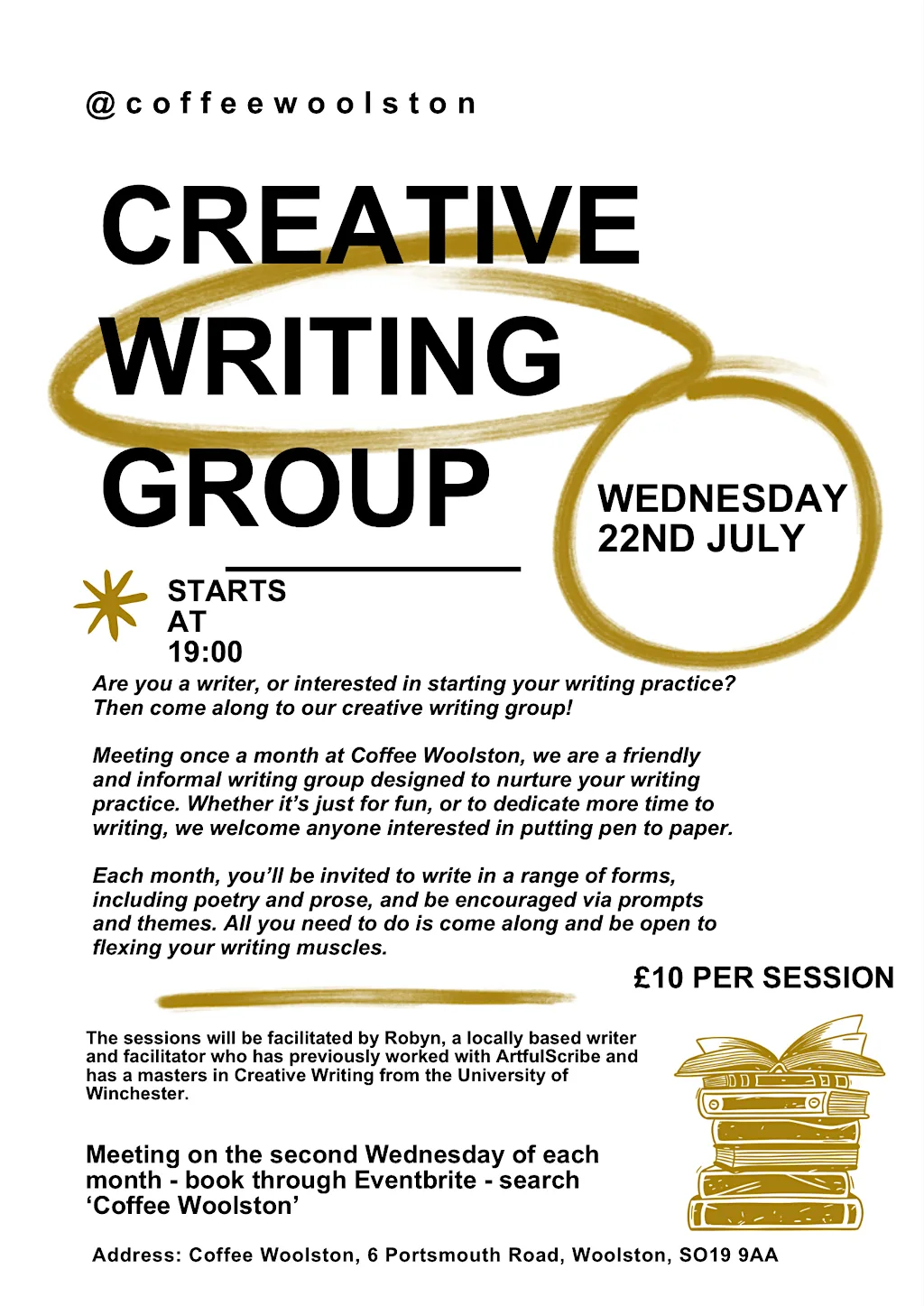 Creative Writing Group at Coffee Woolston at coffee.woolston