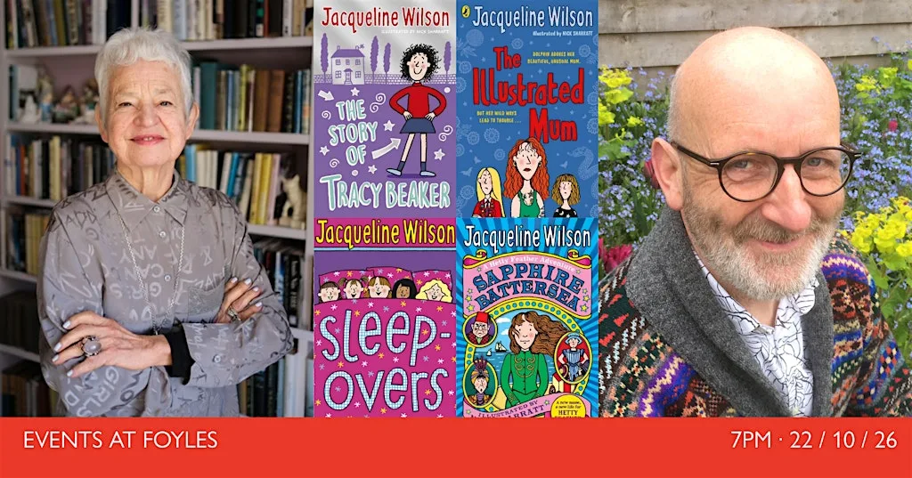 BUILDING THE BOOK: Jacqueline Wilson in Conversation with Nick Sharratt