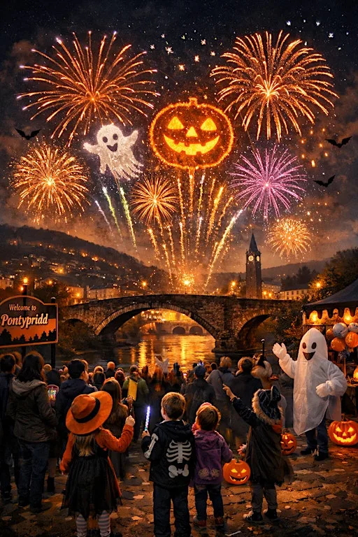 Ponty Big Bang 2026 - Firework Spooktacular at Ynysangharad War Memorial Park