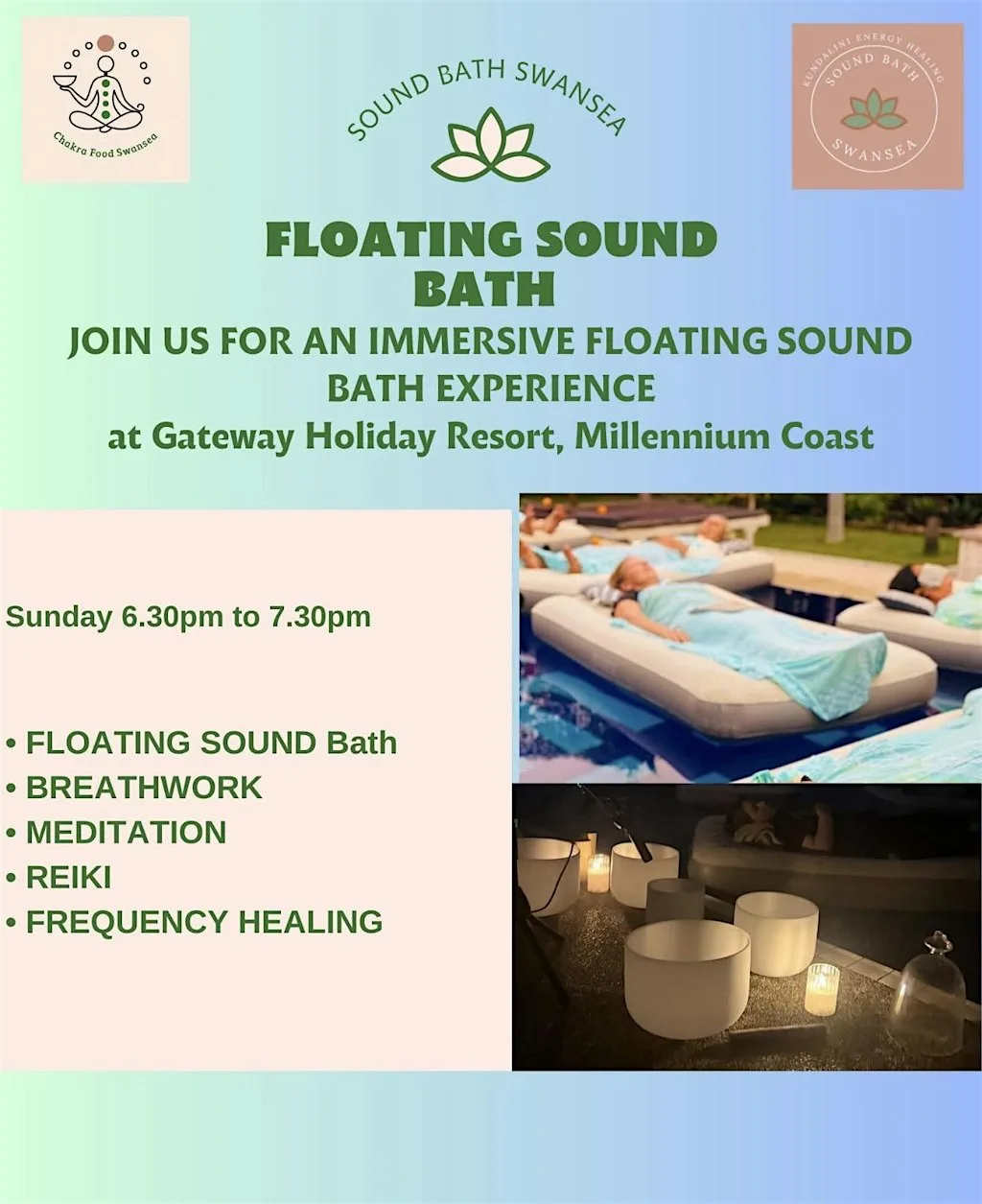 Festive Floating Sound Bath at Gateway at Gateway Resort