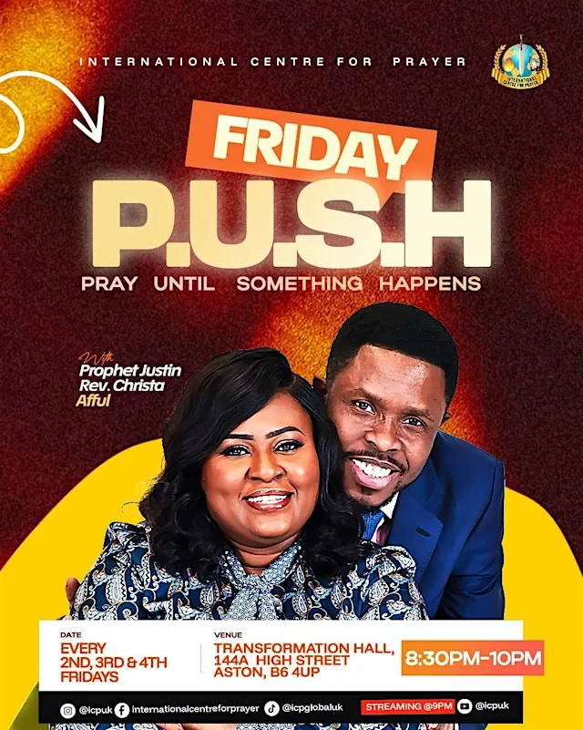 Birmingham Friday Breakthrough Prayers at International Center for Prayer