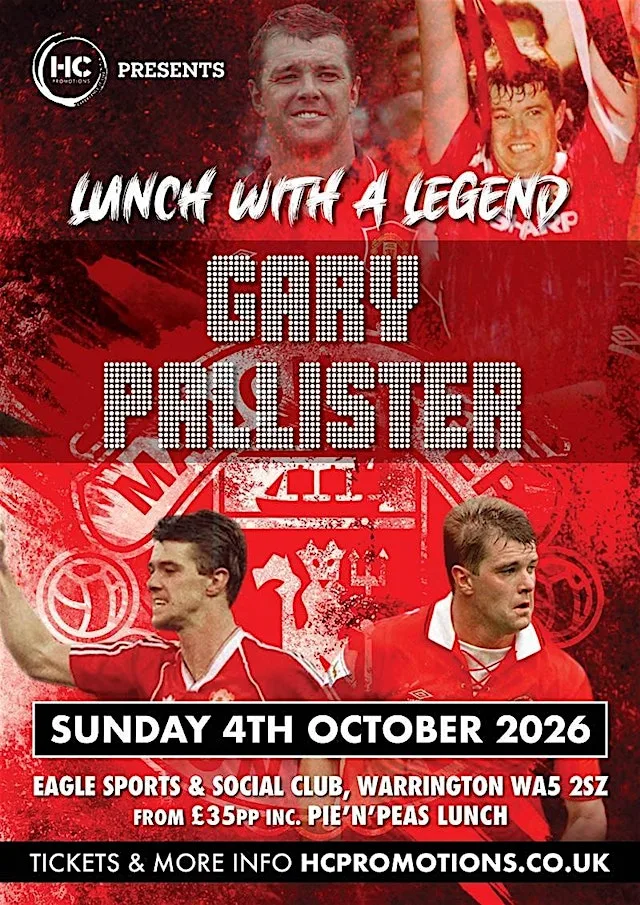 Lunch with a Legend - Gary Pallister at Eagle Sports