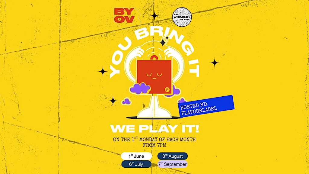 BRING YOUR OWN VINYL at Whiskers Newquay