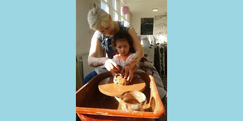Double Trouble! Adult and Child Pottery Throwing Experience with Jeannie at Swarthmore Education Centre