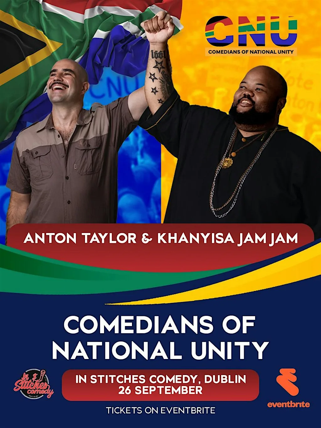 Khanyisa Jam Jam & Anton Taylor. 4:30PM DOORS