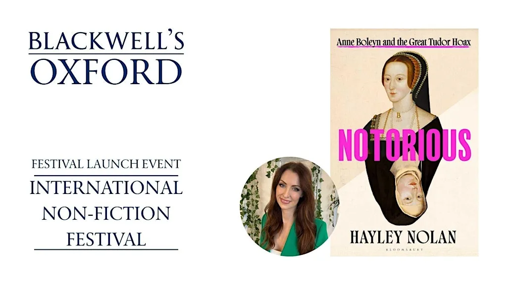 Hayley Nolan NOTORIOUS Festival Launch Event at Blackwell's Bookshop