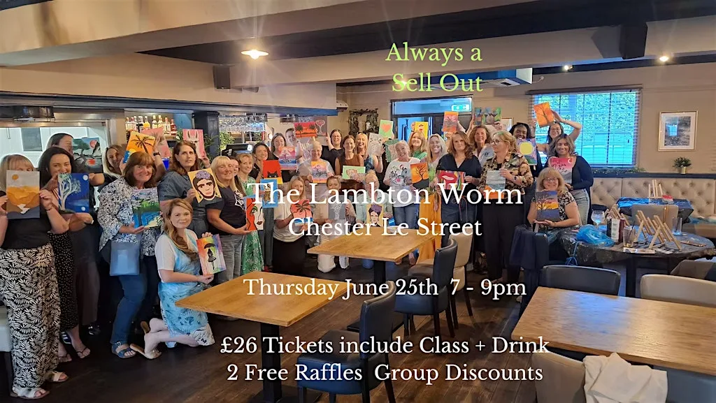 Paint Sip The Lambton Worm Chester Le Street at The Lambton Worm
