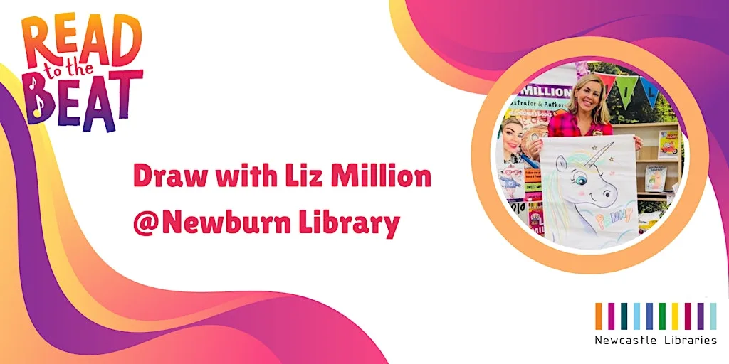 Read to the Beat! Draw with Liz Million @ Newburn Library at Newburn Library