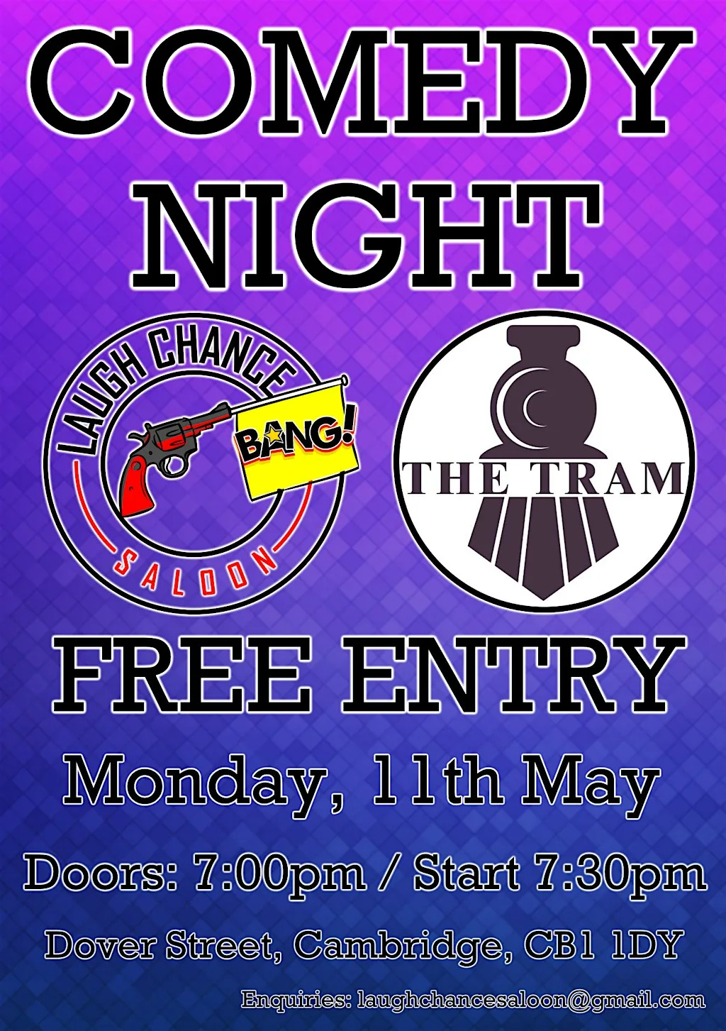 Comedy at The Tram Depot, Cambridge at The Tram Depot