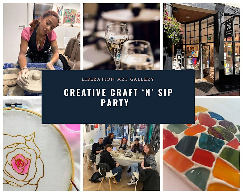 Craft 'n' Sip Party - Birthday, hen, family, friends creative party