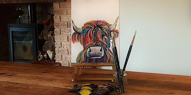 ‘Highland Cow’ Painting Workshop @Kings Chambers, Thorne at Kings Chamber