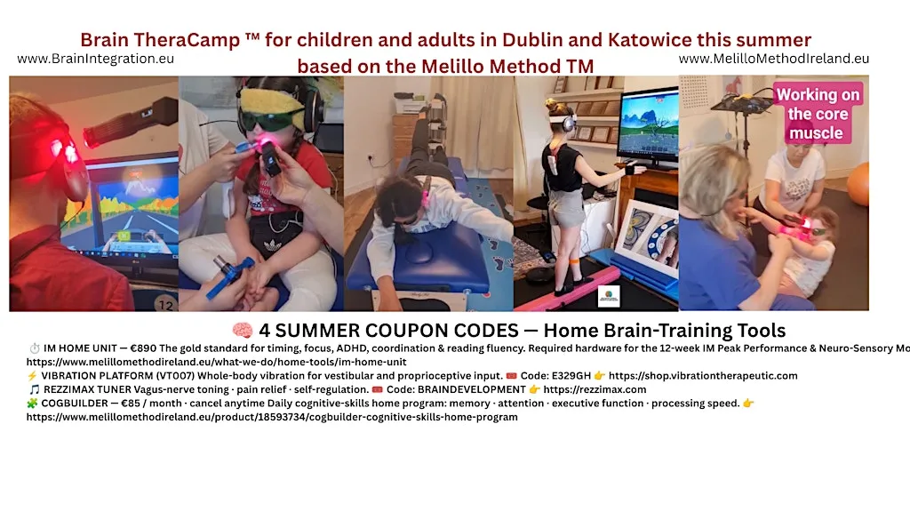Brain TheraCamp tm Dublin in summer & brain home programs Melillo Method at Brain Integration Therapy & Consulting