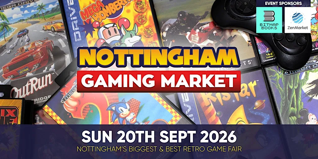 Nottingham Gaming Market - Sunday 20th September 2026 at Harvey Hadden Sports Village