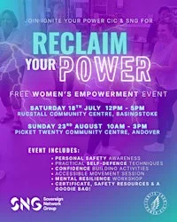 Reclaim Your Power Event Basingstoke at Rucstall Community Centre