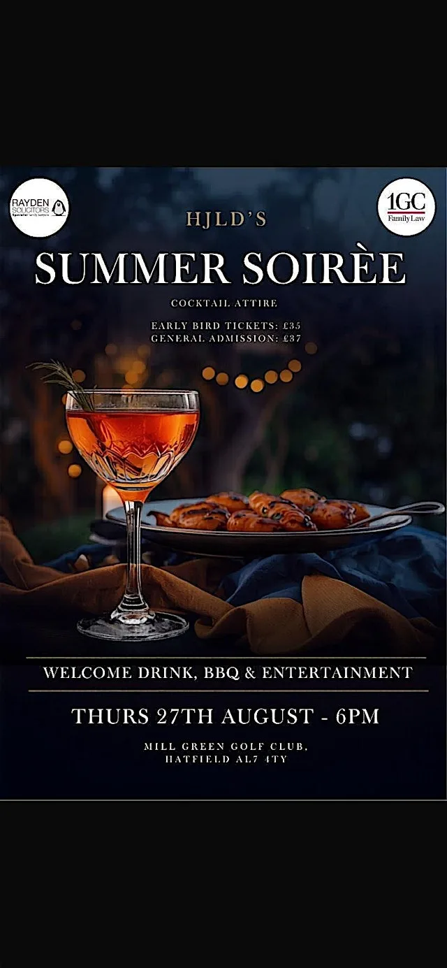 Hertfordshire Junior Lawyers Summer Soirée