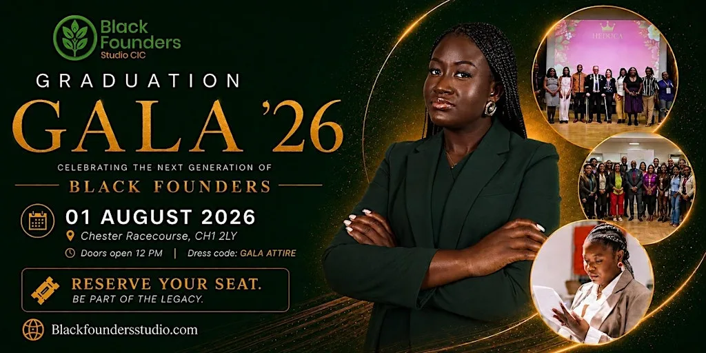 Black Founders Studio Graduation Gala at Chester Racecourse