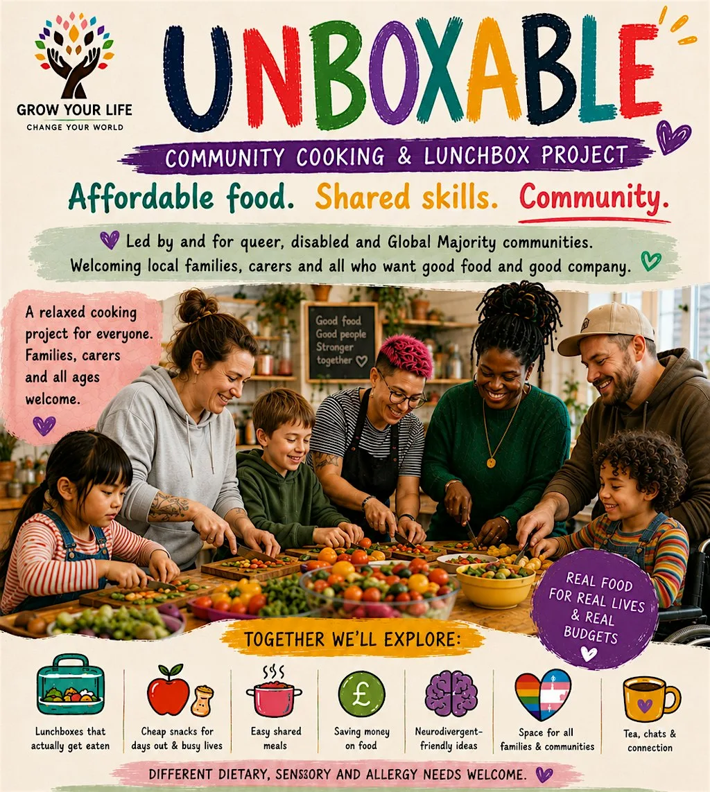 Unboxable - Family Community Cooking (Brighton - Friends Meeting House) at Friends Meeting House